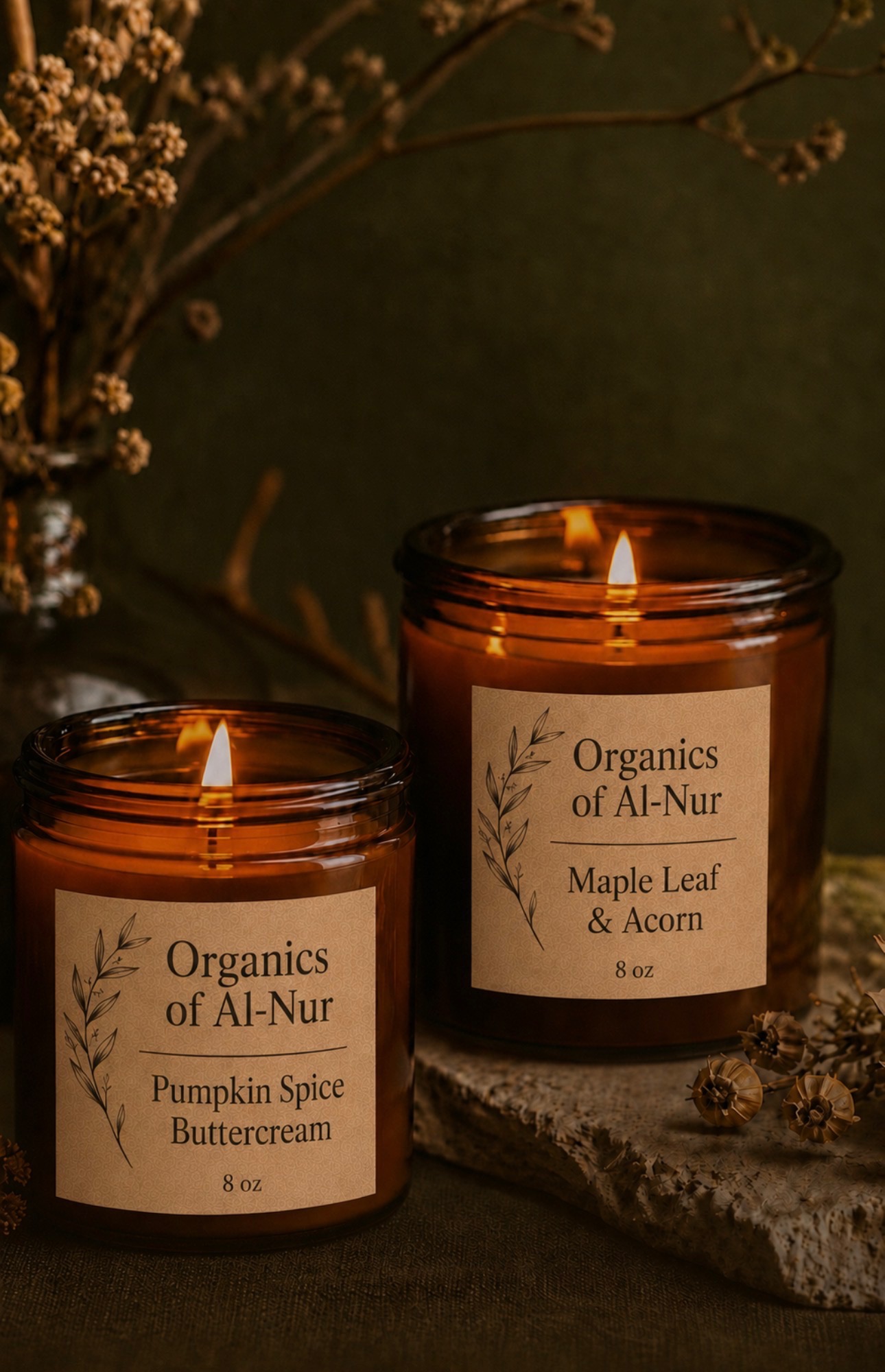 Coconut Wax Candles & Beeswax Candles